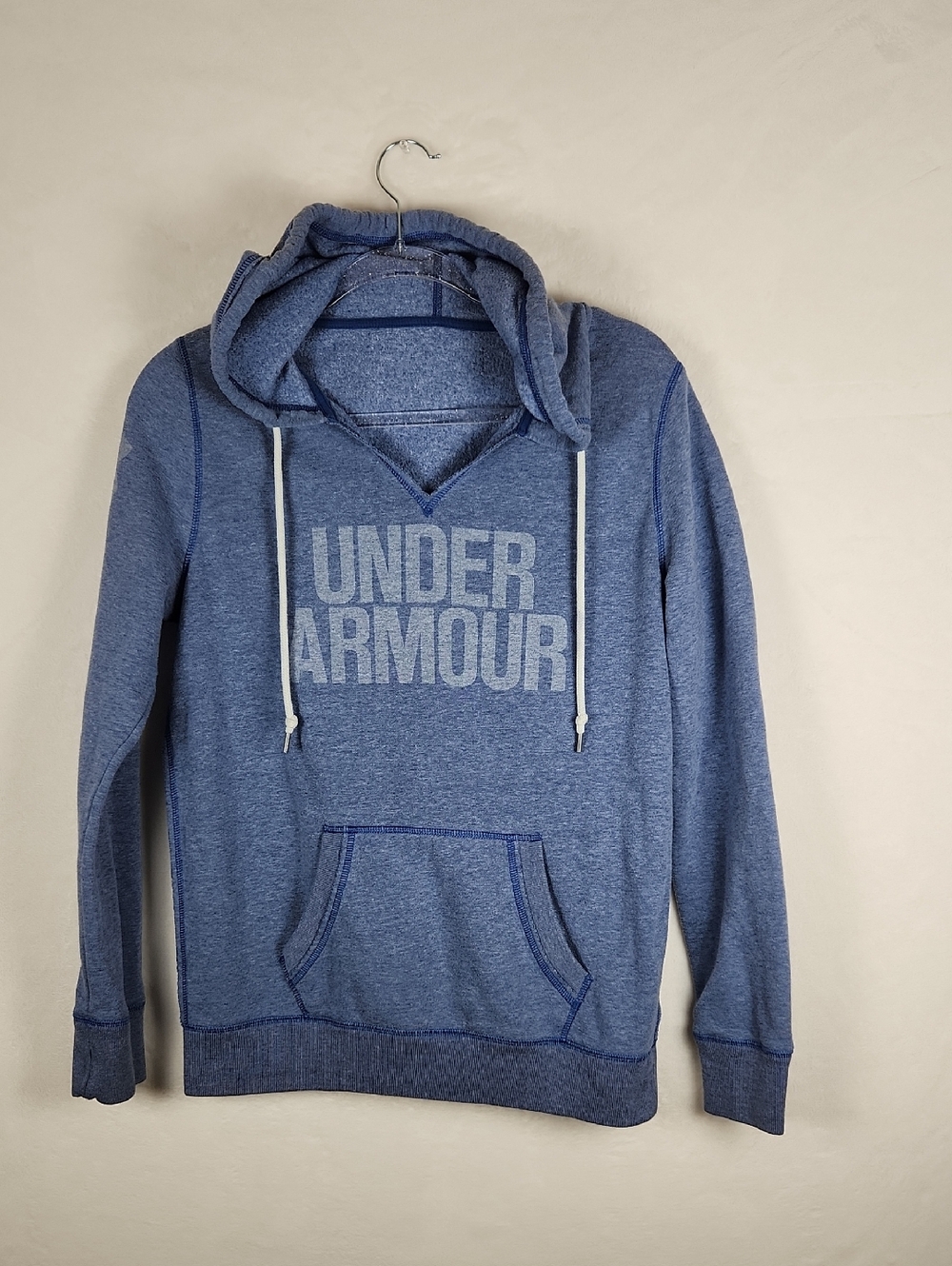 Under Armour V-Neck Pullover Hoodie Light Blue - Women's Small
